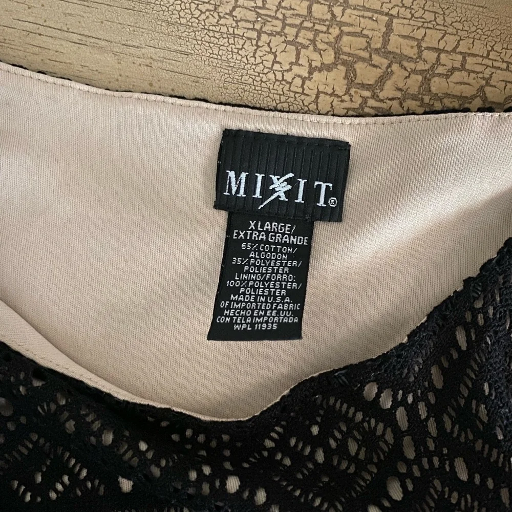 Mix-it Black Top Size XL